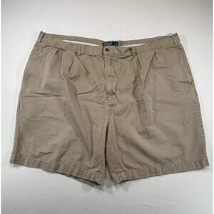 Vintage Polo Ralph Lauren Tyler Shorts Pleated Khaki Shorts 50B Big